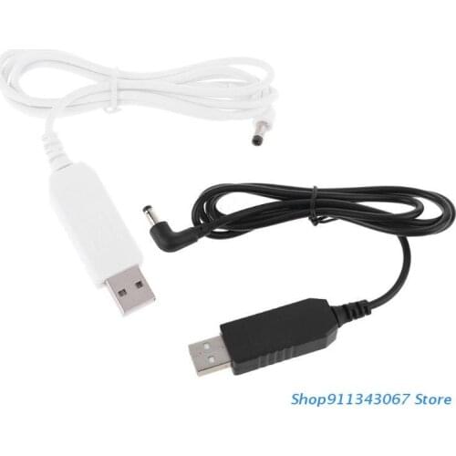 90 Degree USB 5V to 12V 4.0x1.7mm Power Supply Cable for Tmall Smart Bluetooth-compatible Speaker Echo Dot 3rd Router