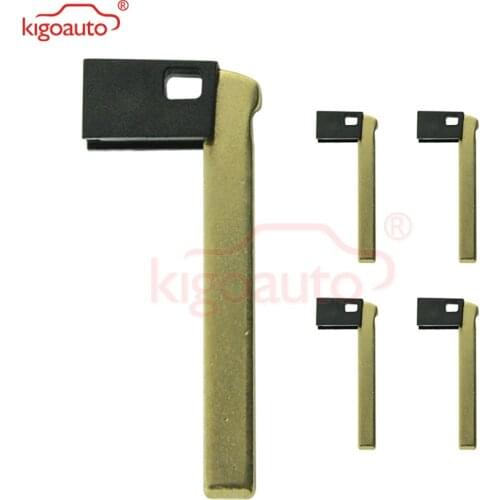 Kigoauto 5pcs For BMW i3 i8 smart emergency key uncut blade