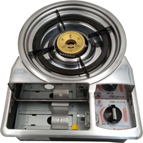 Korean embedded gas tank type stove fire boiler barbecue stove korean roaster table propane gas bbq grill