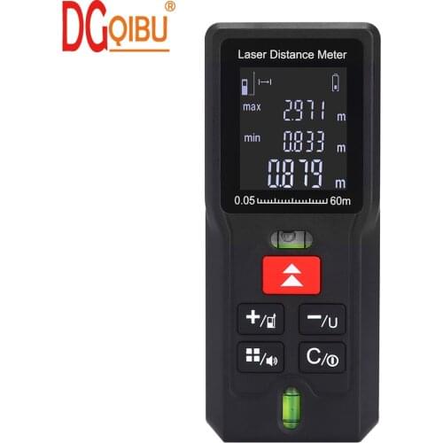 Laser distance meter 40M 60M 80M 100M rangefinder trena laser tape range finder build measure device ruler test tool