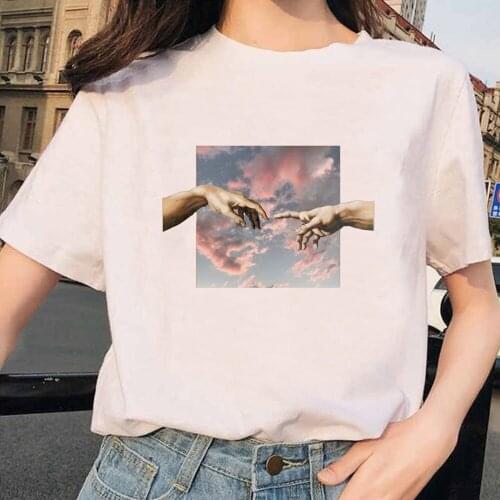 Summer Michelangelo T-shirts Women T Shirts Harajuku Funny Print Tshirt Men Hip Hop Streetwear Tee Shirt Homme Tops Tees S-3L