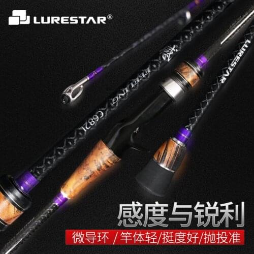 Lurestar Top Level Bass Fishing Rod Fuji Parts Spinning Rod L ML M MH Power Baitcasting Japan Fishing Tackle