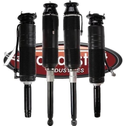 Front Rear Hydraulic Shock Absorber Struts For 1999-2002 Mercedes-Benz S-Class W220 S430 S500 S600 w/ABC Suspension Incl. AMG