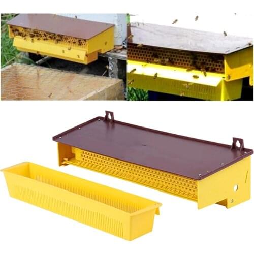 1Pcs Plastic Bee Pollen Trap Collector bee hives Beekeeping For Apiculture Tools Beehive Bee Hive honey apiculture product