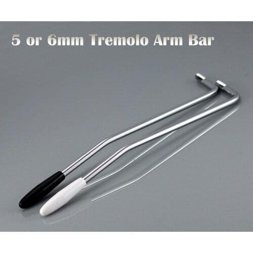 Tremolo Arm Bar 6mm / 5mm Mini Portable Instrument Tool Black and White for Music Player Learner