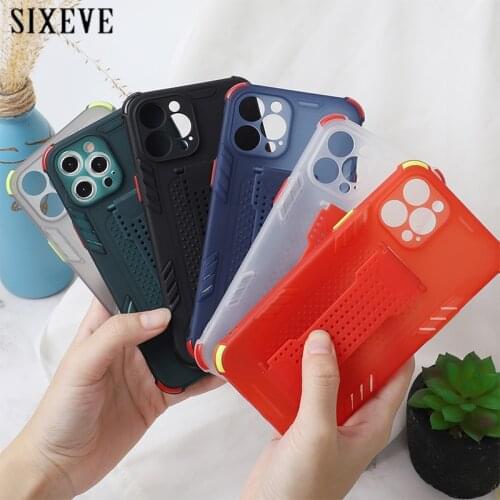 Shockproof armor Wristband Phone Case For iPhone 12 11 Pro X XR XS Max 6 6s 8 7 Plus SE 2020 Soft Silicon Wrist Strap Back Cover