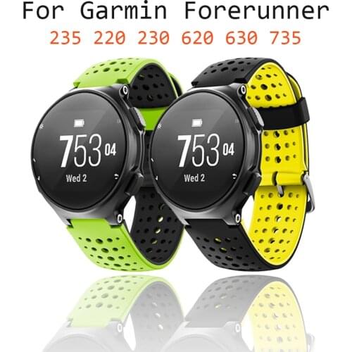 For Garmin Forerunner 235 Strap Silicone Replacement Band Bracelet For Garmin Forerunner 220/230/235/620/630/735XT Accessory