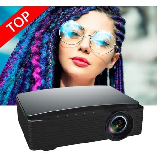TOP 1 Model FULL HD Tela Para Projector LED 1920*1080P Laser 6500lumens 3d Smart Galaxy Movil Beamers Outdoor проектор для дома