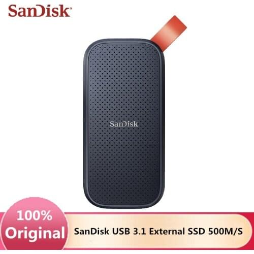 Sandisk E30 Portable External SSD 2TB 1TB 480GB USB 3.1 Type-C External Solid State Disk 500M/S Hard Drive For Laptop Desktop