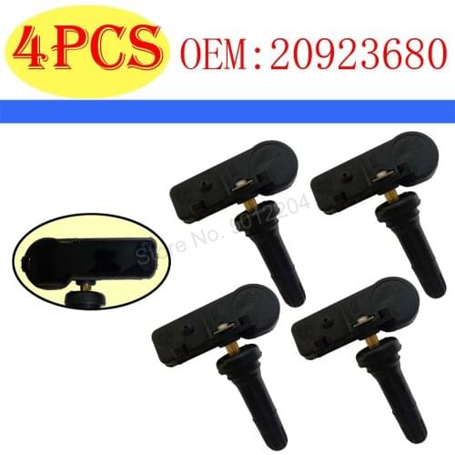 High Quality 4PCS Car TPMS Tire Pressure Sensor Monitor 13586335 20923680 315MHz For Chevrolet Suburban Tahoe Traverse Uplander