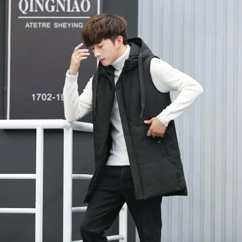 Vest Men Fashion Autumn Winter Jacket Waistcoat Male Sleeveless Waterproof Mens Coat Overcoat Thicken Warm Vests Plus Size L-8XL