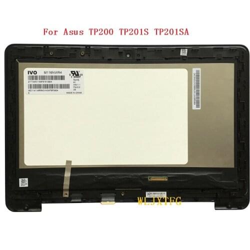 11.6" For Asus Transformer Book Flip TP200 TP201S TP201SA LCD display touch screen assembly M116NWR4 Fully Tested