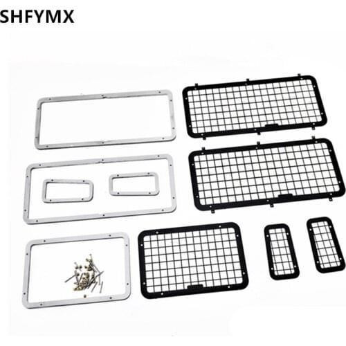 1/10 Scale RC Model Toys Car Window Guard Net Set Fit For 1:10 Rock Crawler Toy Vehicle 4WD G2 D90 Remote Control Accessory