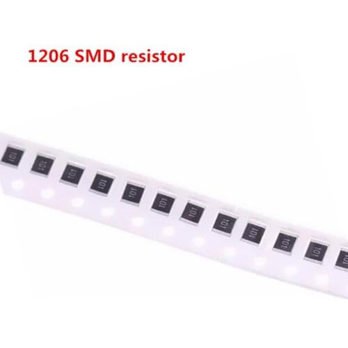 100PCS 1206 SMD Resistor 1% 56 ohm chip resistor 0.25W 1/4W 56R