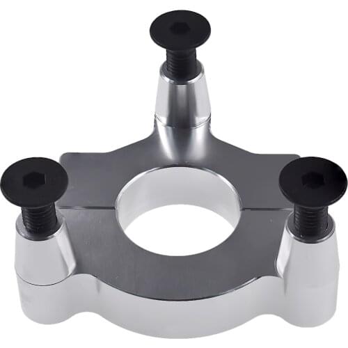 38mm 1.5" Silver Adapter &6*Screw For 49cc 50cc 66cc 80cc 2 Stroke Motorized Bicycle