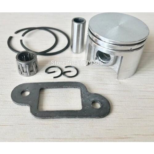 38mm Piston Ring Bearing 10mm Pin Muffler Gasket Kit For STIHL 018 MS180 MS 180 Chainsaw Replace