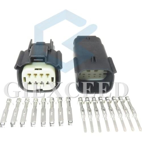 8 Pin 33472-0801 33482-4801 Auto Electrical Headlight Light Socket Car Engine Cable Plug For Ford BUICK Chevrolet