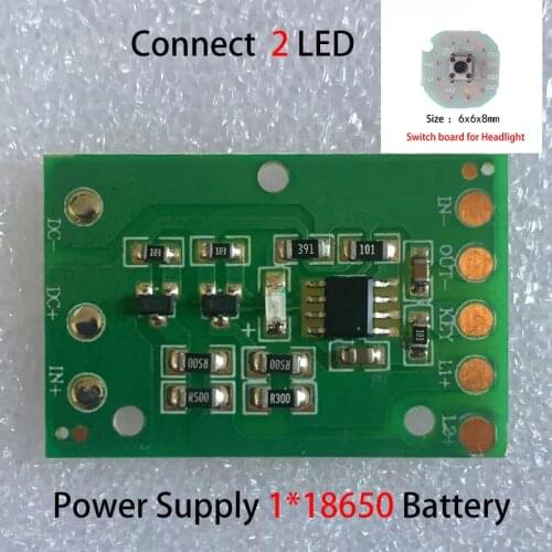 8813 T6 / U2 / L2 Glare Light Control Circuit Board Flashlight Driver Board 3 Function 5 Function Gear Electric Plate