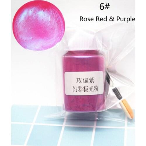 Aurora Pearl Pigment Powder Mica Pearlescent Colorants Resin Dye Jewelry Making