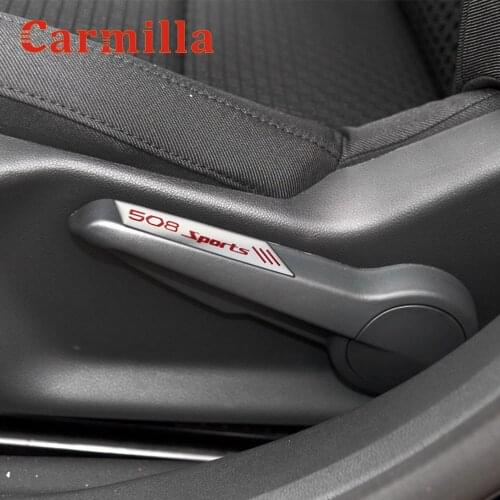 Car Seats Wrench Sequin Seat Adjustment Wrench Decorative Sequins Fit for Peugeot 508 2011 2012 2013 2014 2015 Accessories