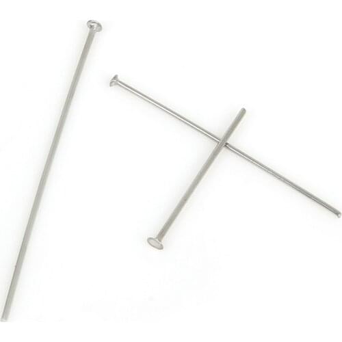 New Arriyals "T" Word Stainless Steel Head Pins 20mm 30mm 40mm Jewelry Findings DIY For fashion Jewelry Making