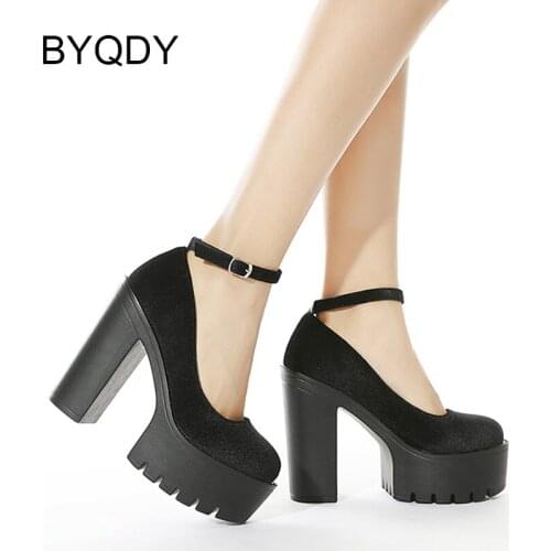 Замшевые туфли-лодочки BYQDY China At AliExpress