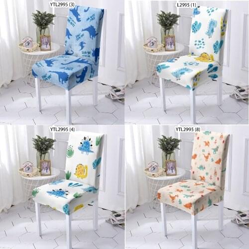 Cartoon dinosaur chair cover chair covers wedding chair covers dining room stool cover recliner cover chair covers dining room