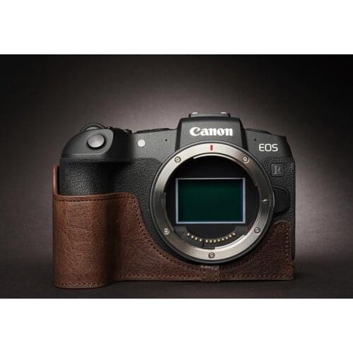 Handmade Genuine Leather Half Case for Canon EOS RP