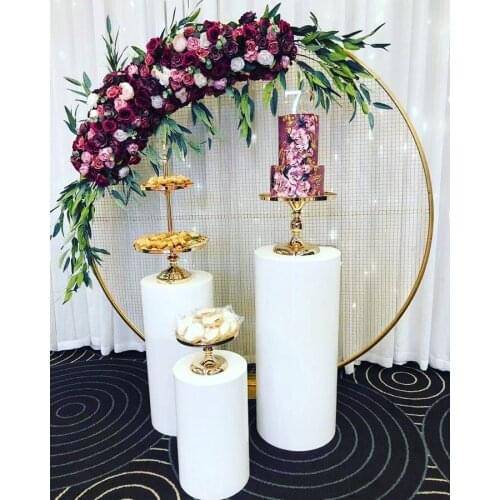 Cylinder Pedestals Stand for wedding decor party decor cake stands