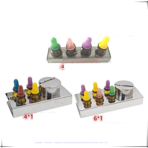 Oral Dental Liquid Solution dispenser Management Bottles with Stand for Dentist