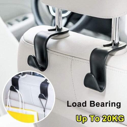 2 PCS Universal Clips Car Seat Back Hook for Mercedes W203 BMW E39 E36 E90 F30 F10 Volvo XC60 Audi A4 A6 Accessories