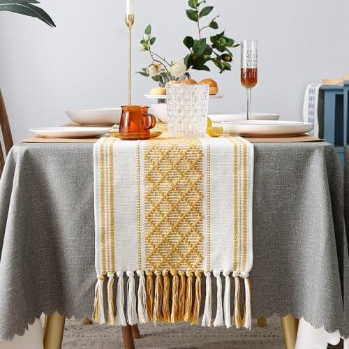 Nordic Table Runners Geometric Printed Table Runner for Party Hotel Wedding Table Decoration Boho Table Cloth Home Decor