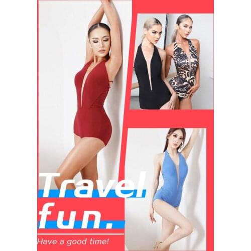 New Latin Tops latin leopard leotard bodysuit red blue brown black 2139