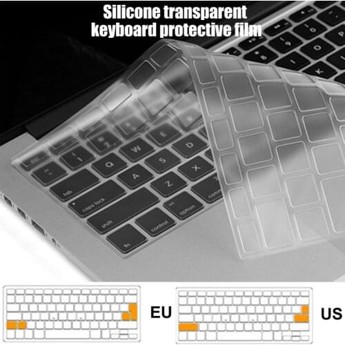 Silicone Clear Anti-dust Keyboard Protective Cover Film for Notebook PC Laptop 15 Inch