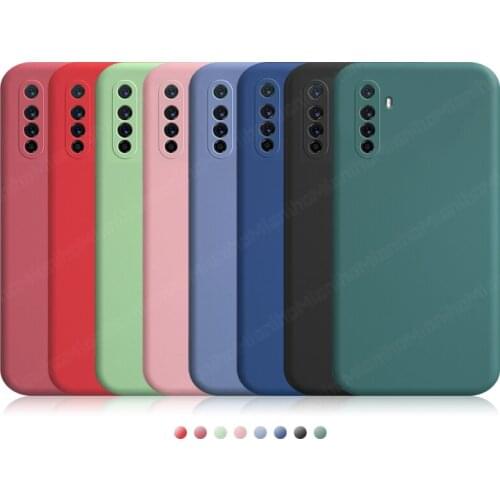 For Oppo Realme XT Case Cover Realme X3 X2 5 6 X50 X7 Pro 5i 6i Liquid Silicone Soft TPU Shockproof Bumper Phone Case Realme GT