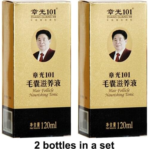 Zhangguang 101 Hair follicle nourishing tonic 2 pieces 2x120ml Hair Regain Tonic Hair Treatment Regrowth 101 hair 100% original