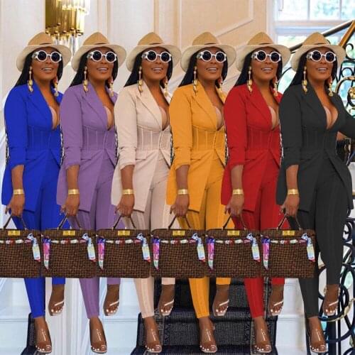 Sheer Mesh Patchwork Leisure Suit Women Office Two Piece Set Long Sleeve Blazer Coat Top Knee Lengh Pants Clubwear