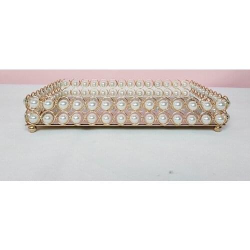 1pcs 12inch round Pearl Plate Cupcake/ Make Up Receiving Pallet Home Decoration