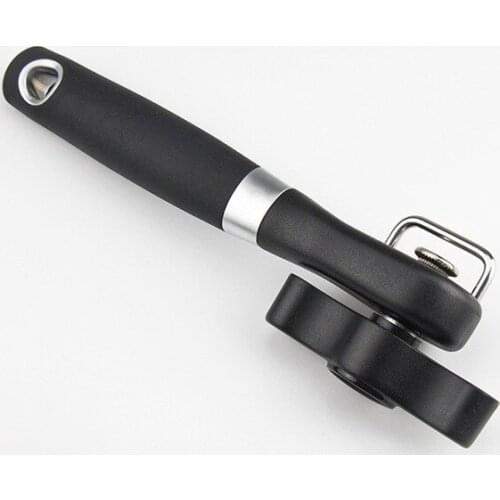 1PC Household Kitchen Tools Easy Manual Metal Can Opener Professional Effortless Stainless Steel Openers with Turn Knob PJ 010
