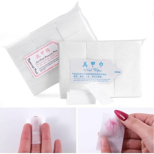 1Pack Lint-Free Nail Polish Remover Cotton Wipes UV Gel Tips Remover Cleaner Paper Pad Nails Polish Art Cleaning Manicure Tools