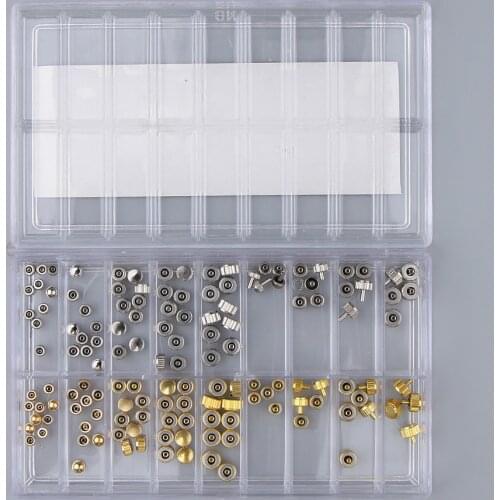 140 Pieces Mixed Size Watch Case Tubes Pipes for Waterproof Watches Repair Tools