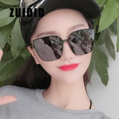 2020 Luxury Big Square Sunglasses Women Brand Designer Retro Clear Sun Glasses For Female Oversized Black Shades Oculos UV400
