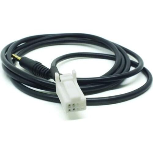 8 Pin 3.5mm AUX Cable Adapter Audio MP3 Car Music Plug For Suzuki Swift Jimny Vitra