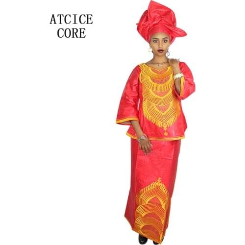 African dresses for women FREE SHIPPING NEW FASHION DESIGN AFRICAN BAZIN RICHE EMBROIDERY SHORT RAPPER