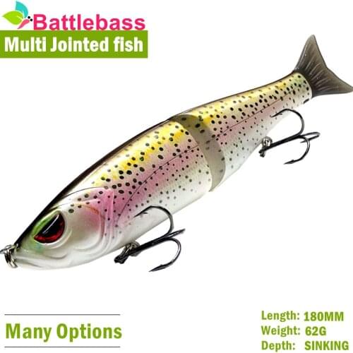 BATTLEBASS18cm Swimbaits Bass Big Fish Fishing Lure Sinking Floating Wobblers Hard Bait Crankbait Minnow Lure for Fishing Tackle