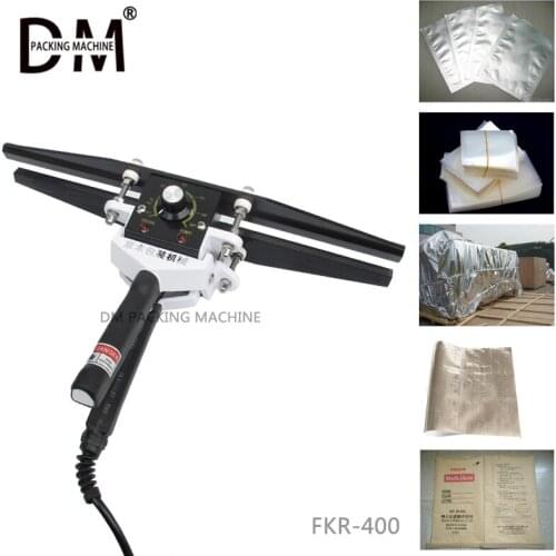 FKR-400 Direct-heat Pliers sealing machine handheld electric composite Aluminum foil kraft paper packing sealer packer