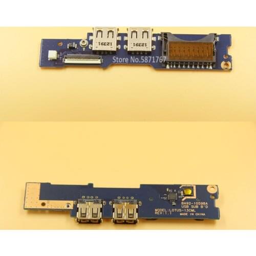 BA92-10598A for SAMSUNG NP535U3C NP535U3C-A03CN USB SD CARD READER BOARD BA92-09691A