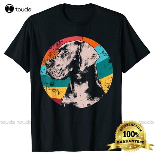 Great Dane Vintage Style Dog Lovers Gift Idea Mens Womens Unisex T-Shirt Cotton Tee Shirt S-5Xl