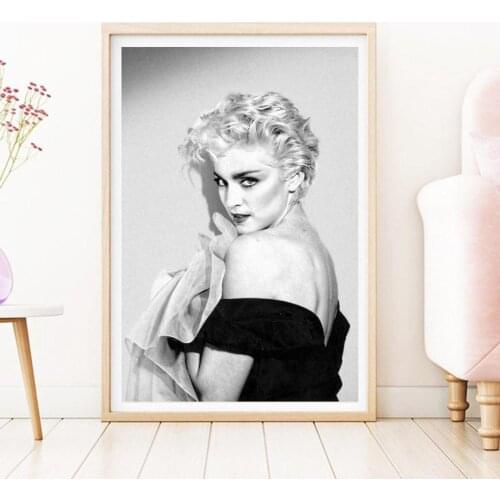 Canvas HD Prints Madonna Ciccone Pictures Wall Art Painting Singer Star Home Decor Modular Famous Figure Poster For Living Room