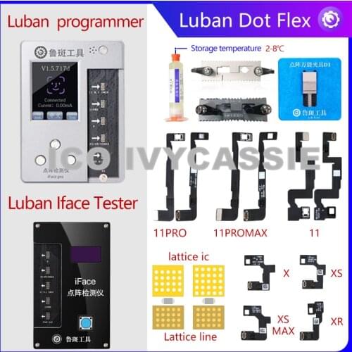 Luban Iface Tool Dot Matrix Flex Cable Dot Projector Tester For iPhone X XS MAX XR 11-12 Pro max Face ID Repair LB Programmer